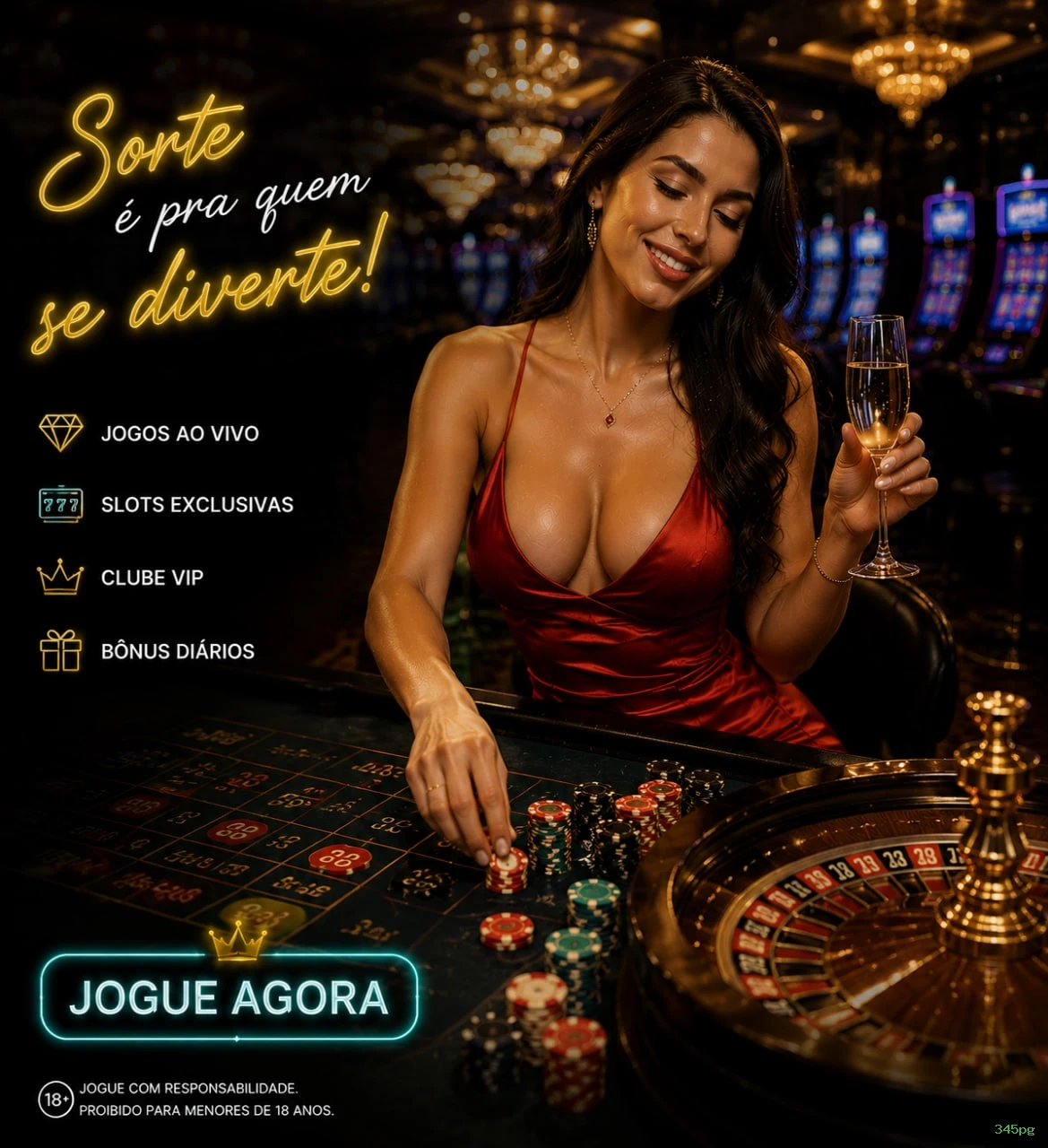 Cassino ao vivo no Brasil | 345pg: segura e premiada